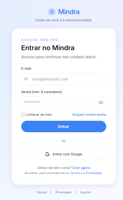 Mindra - Home